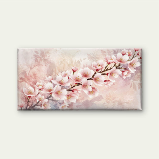 Elegant Cherry Blossom Branches Wall Art Canvas Office Home Room Framed 120x60cm