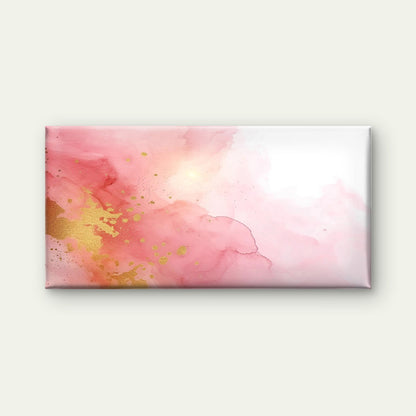 Pink Golden Mist Over Blush Wall Art Canvas Office Home Room Framed 120x60cm