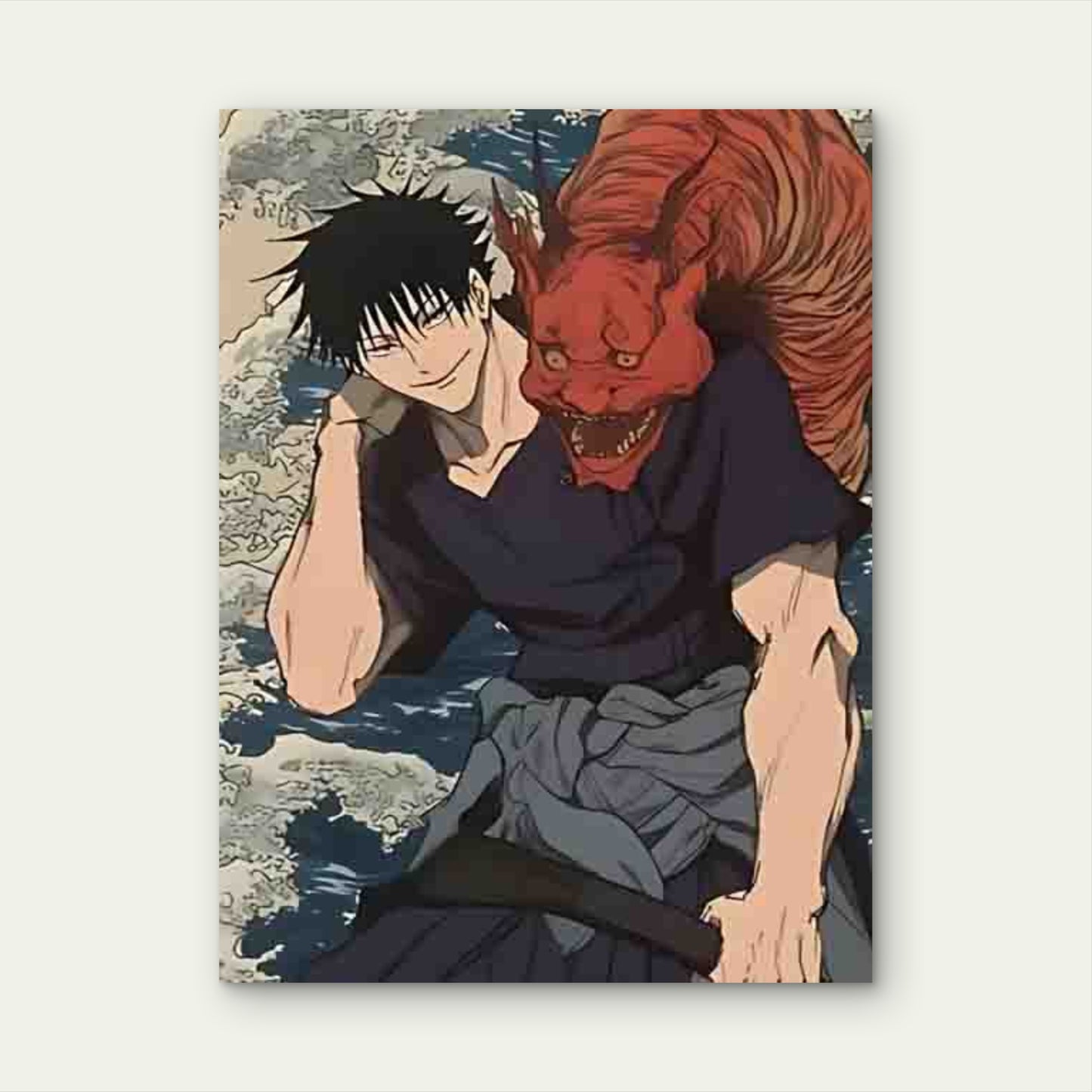 Toji Vintage 60x90cm Metal Print Ready to Hang
