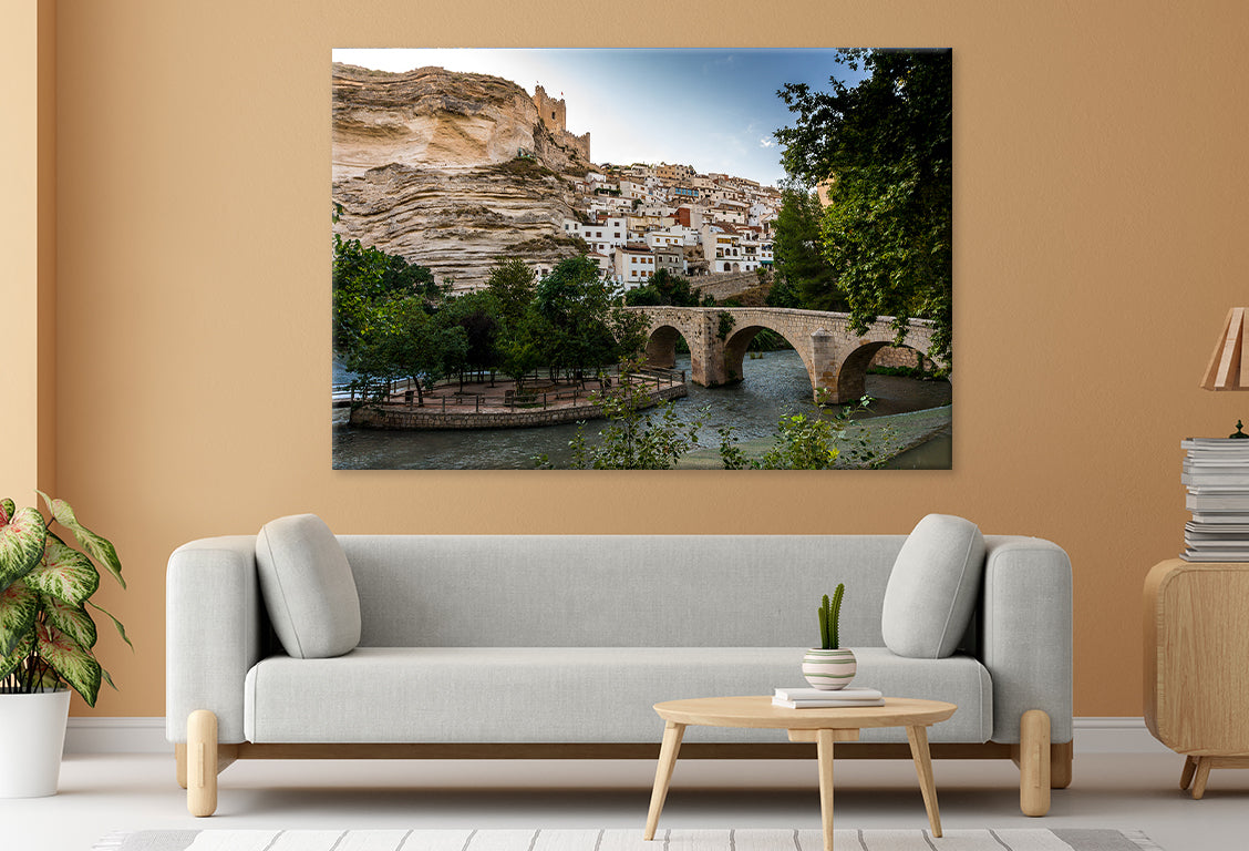 Bridge Over Júcar River, Alcalá Wall Art Decor 100% Australian Made