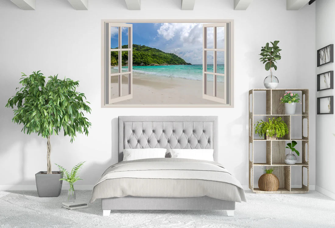 Stunning window beach popular design 90x60cm Print 100% Australian Made