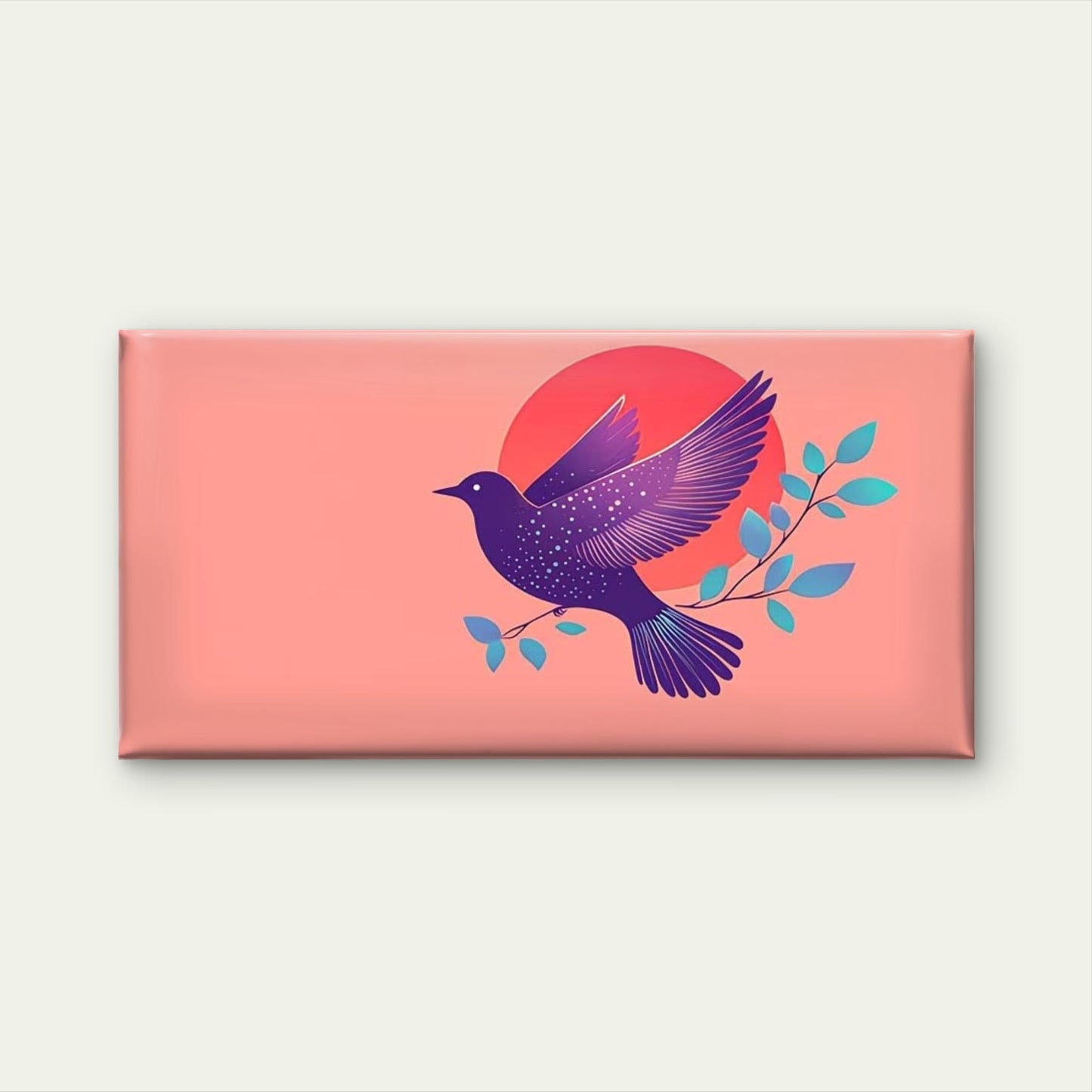 Abstract Bird & Leaf Wall Art Canvas Office Home Room Framed 120x60cm - Bella Home Decor