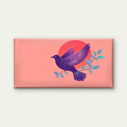 Abstract Bird & Leaf Wall Art Canvas Office Home Room Framed 120x60cm - Bella Home Decor