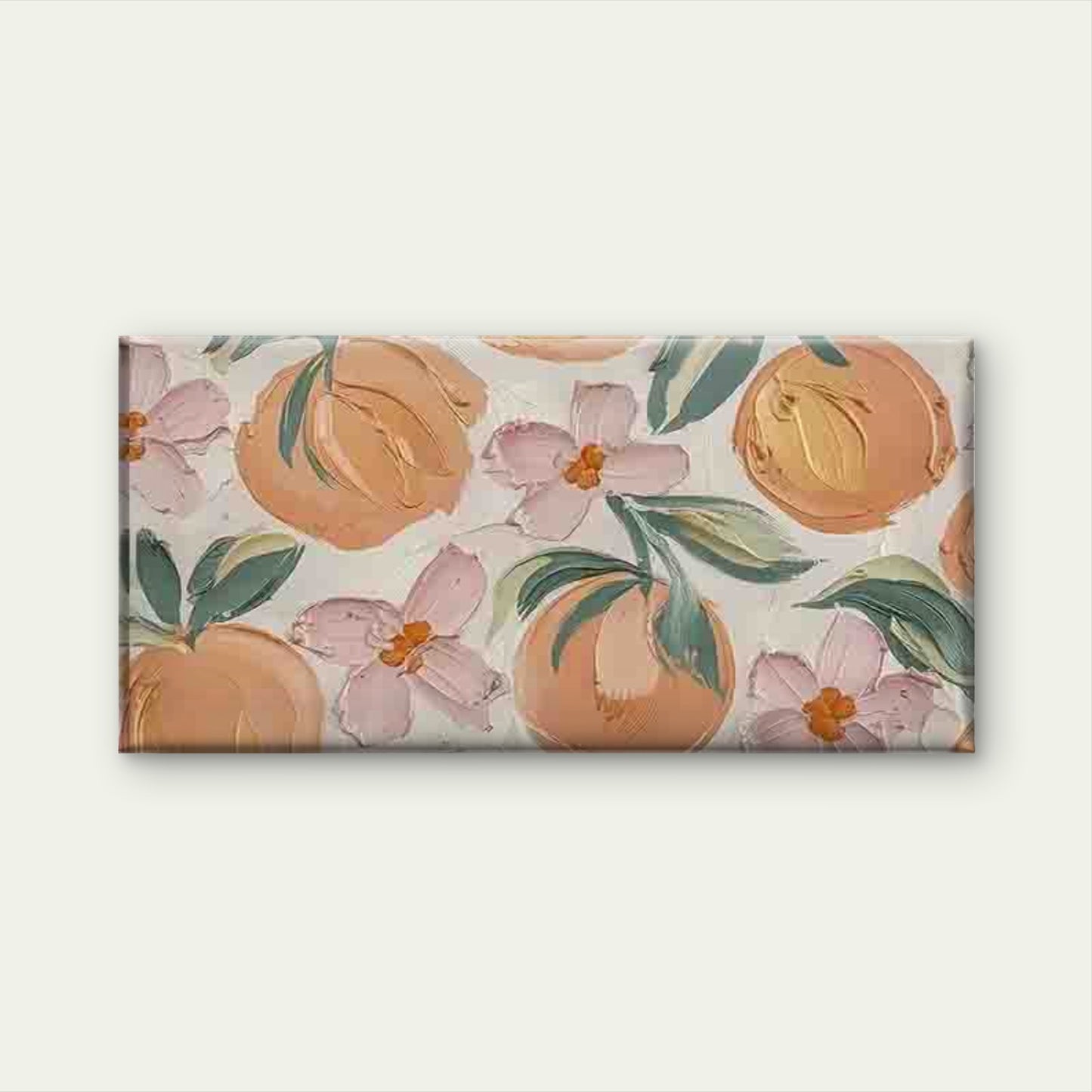 Abstract Fruit Designs Wall Art Canvas Office Home Room Framed 120x60cm - Bella Home Decor