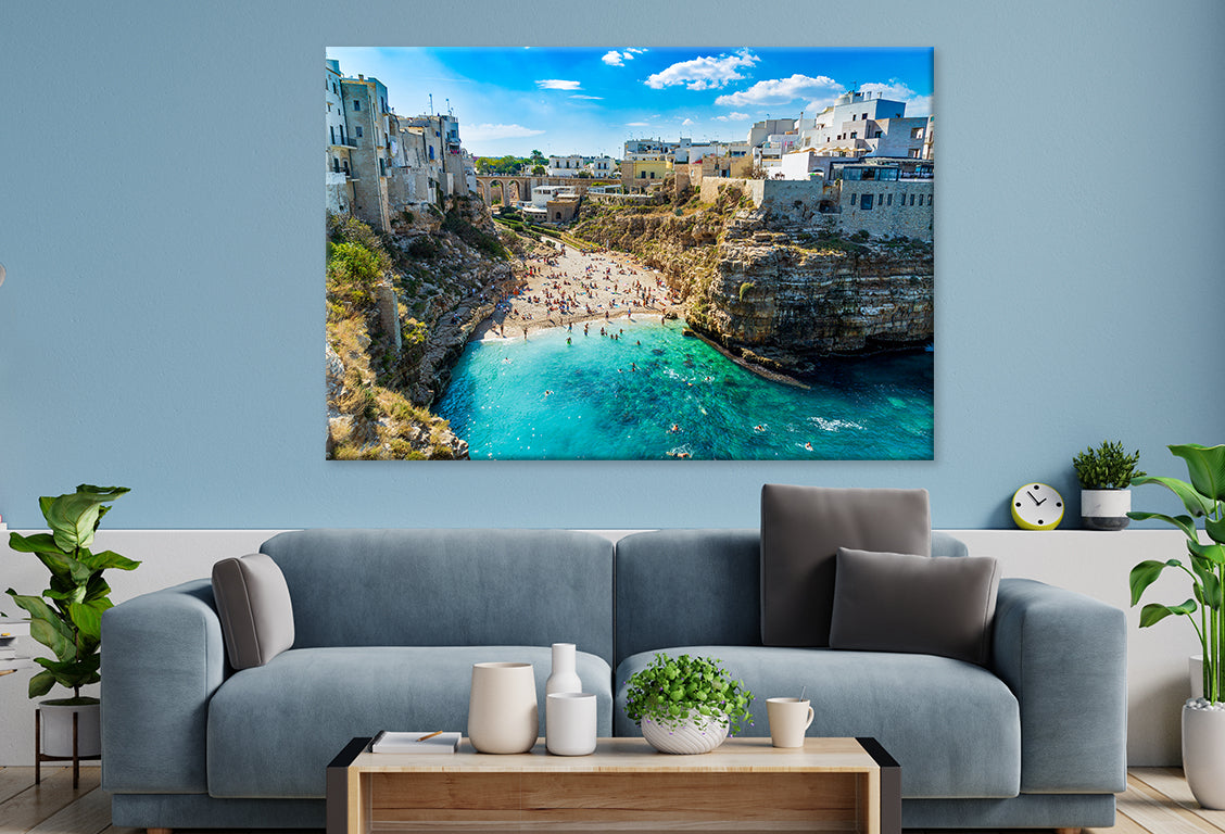 Lama Monachile Beach, Italy  Wall Art Decor 100% Australian Made