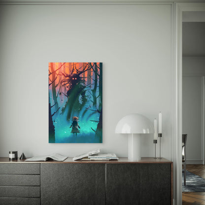 Witch of The Black Woods 60x90cm Metal Print Ready to Hang