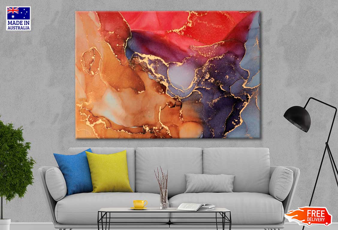 Tender And Dreamy Waves Abstract Print 100% Australian Made