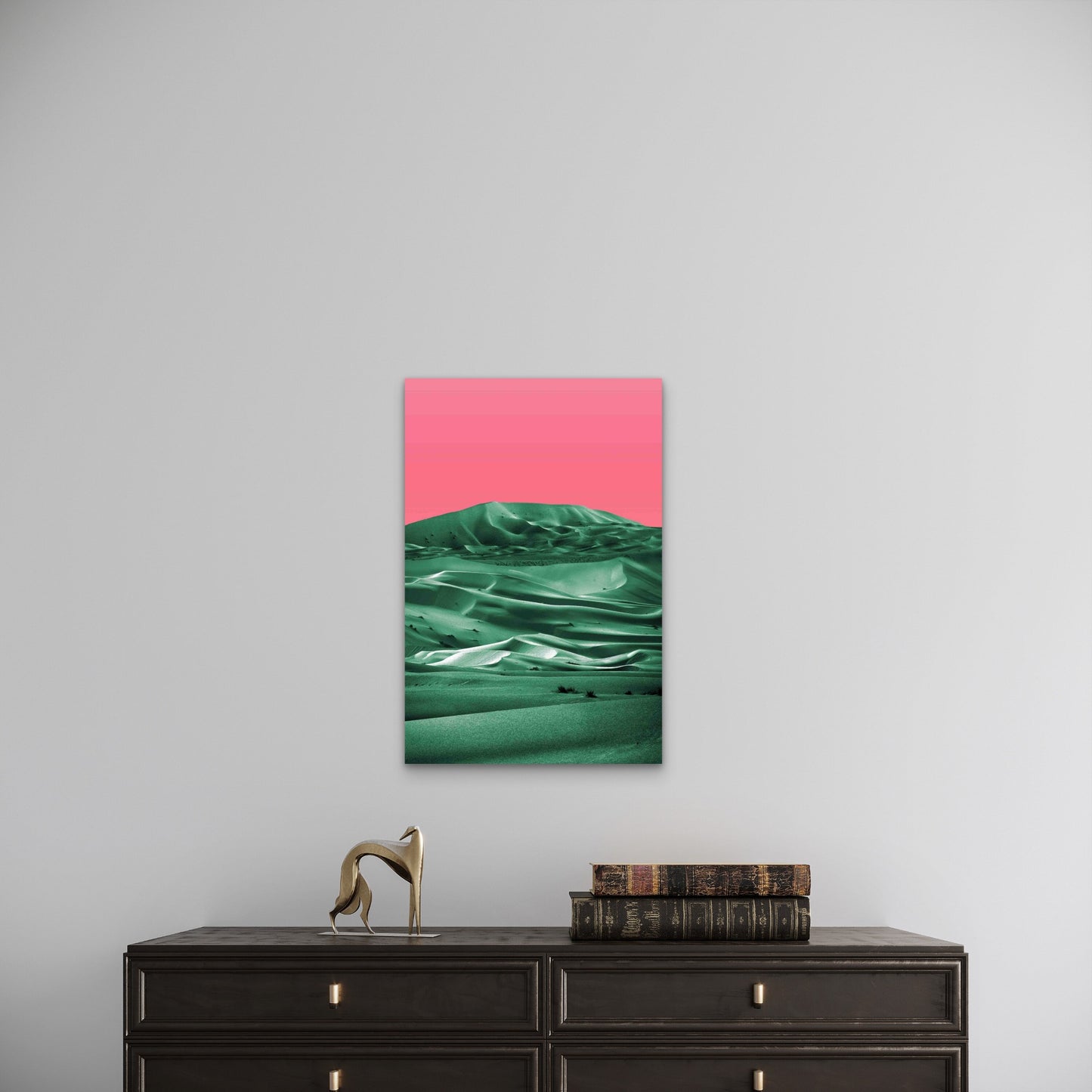 Bright Pop Nature Landscape 60x90cm Metal Print Ready to Hang