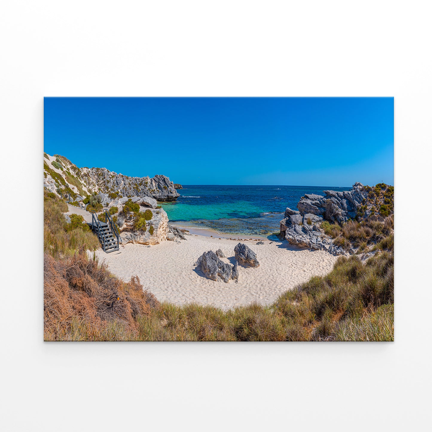 Crystal Clear Waters Of Little Parakeet Bay, Perth, Australia  Wall Art Decor 100% Australian Made