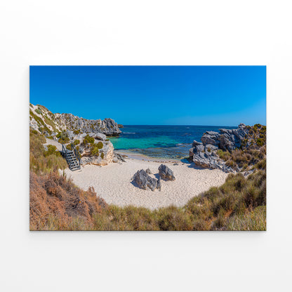 Crystal Clear Waters Of Little Parakeet Bay, Perth, Australia  Wall Art Decor 100% Australian Made