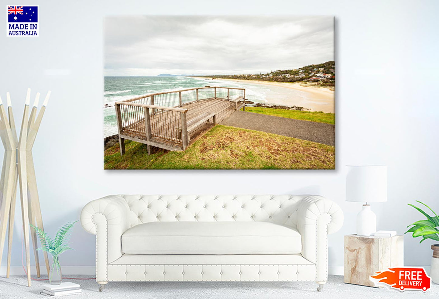 Lighthouse Beach Port Macquarie New South Wales Australia Wall Art Decor 100% Australian Made - Bella Home Decor