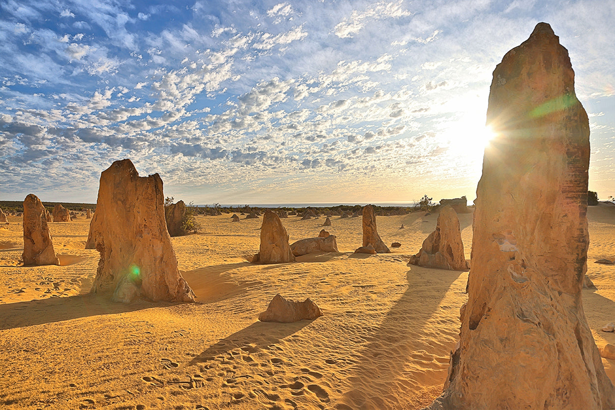 The Pinnacles Desert Western Australia Sunset Wall Art Decor 100% Australian Made