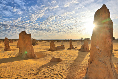 The Pinnacles Desert Western Australia Sunset Wall Art Decor 100% Australian Made