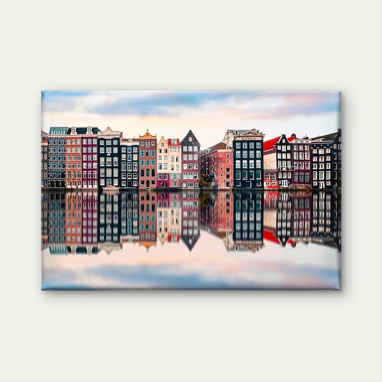 Amsterdam Netherlands Featuring Iconic Canal Houses Wall Art Decor 100% Australian Made - Bella Home Decor