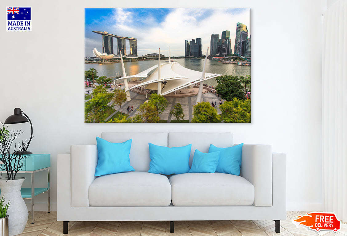 Esplanade Theatre Singapore Print 100% Australian Made