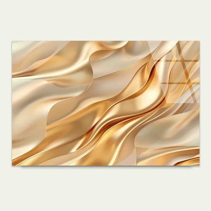 Elegant Satin Abstract Tempered Glass Printing Wall Art Australian Made Quality