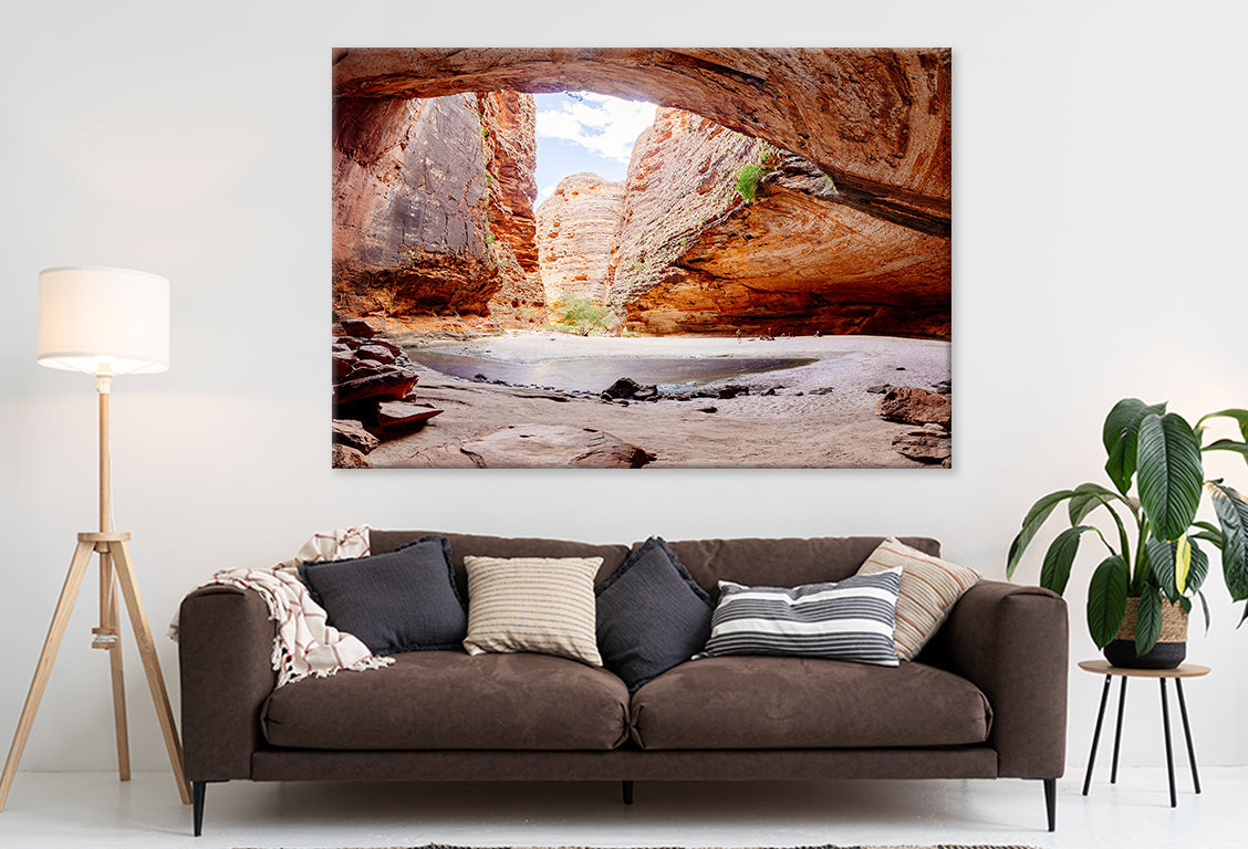 Bungle Bungles Purnululu National Park Cathedral Gorge Wall Art Decor 100% Australian Made