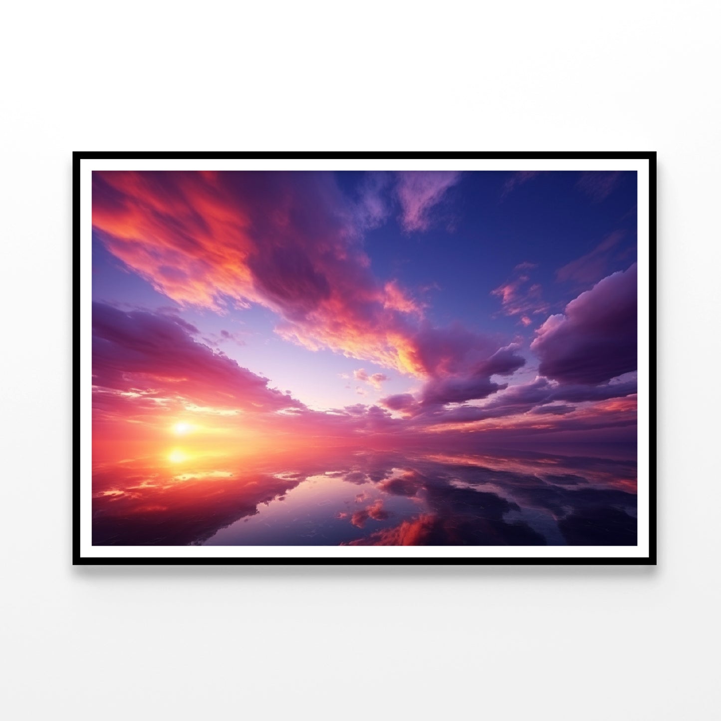 Beautiful Sunset Sky with Clouds Home Decor Premium Quality Poster Print Choose Your Sizes - Bella Home Decor
