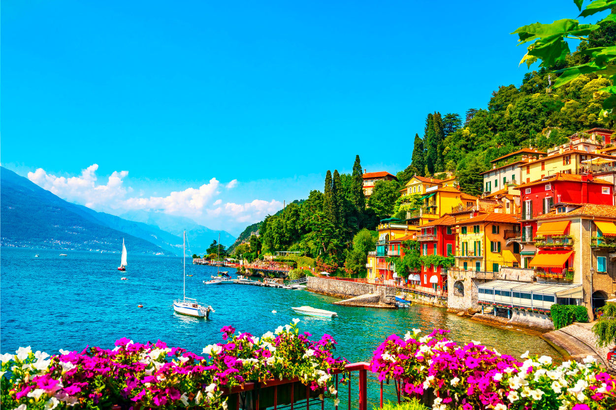 Italy Lake Como Varenna Village Wall Art Decor 100% Australian Made - Bella Home Decor