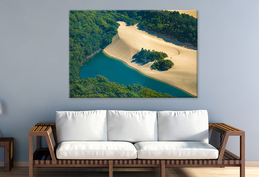 Fraser Island K’gari Queensland Lake Wabby Wall Art Decor 100% Australian Made