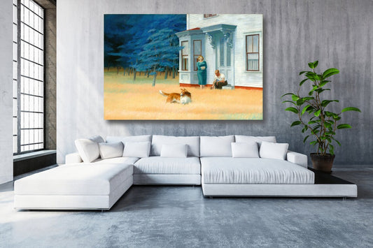 Edward Hopper, Cape Cod Evening Acrylic Glass Print Tempered Glass Wall Art 100% Made in Australia Ready to Hang