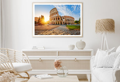 View Of Colosseum in Rome Home Decor Premium Quality Poster Print Choose Your Sizes