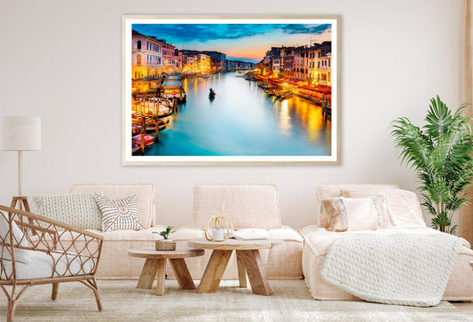 Venice, Canal Grande - Italy Home Decor Premium Quality Poster Print Choose Your Sizes