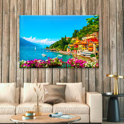 Italy Lake Como Varenna Village Wall Art Decor 100% Australian Made - Bella Home Decor