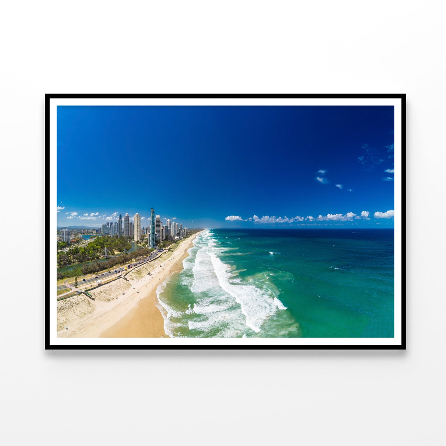 Surfers Paradise Beach Seashore Home Decor Premium Quality Poster Print Choose Your Sizes