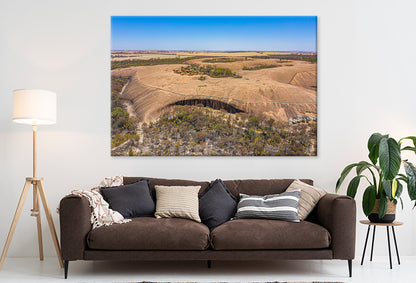 Wave Rock Western Australia Natural Wonder Wall Art Decor 100% Australian Made