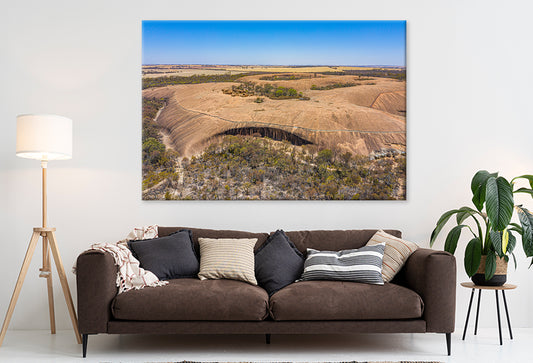 Wave Rock Western Australia Natural Wonder Wall Art Decor 100% Australian Made