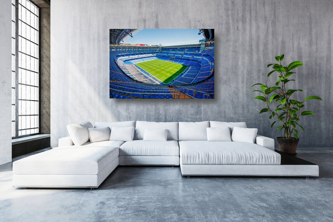 Real Madrid Stadium UV Direct Aluminum Print Australian Made Quality