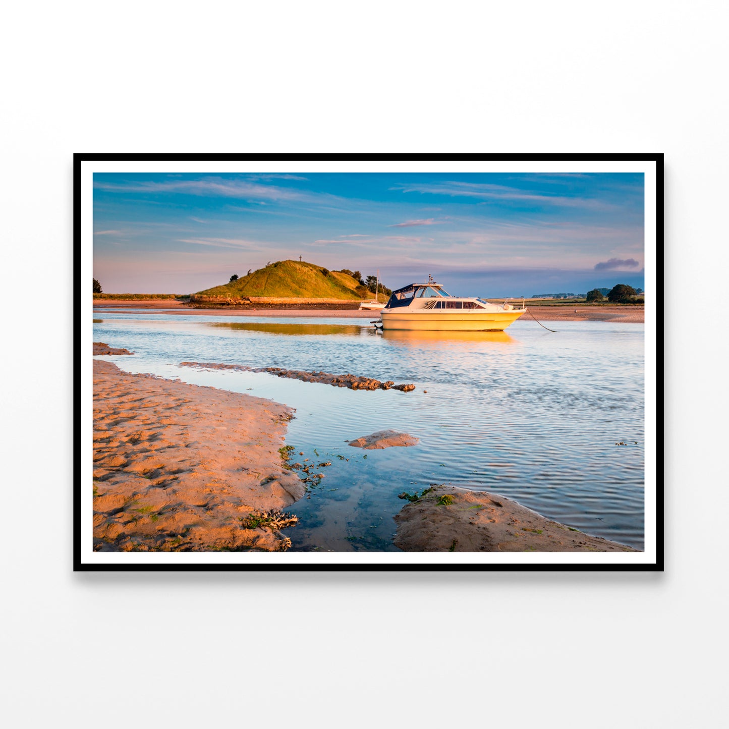 Church Hill across River Aln Estuary Home Decor Premium Quality Poster Print Choose Your Sizes