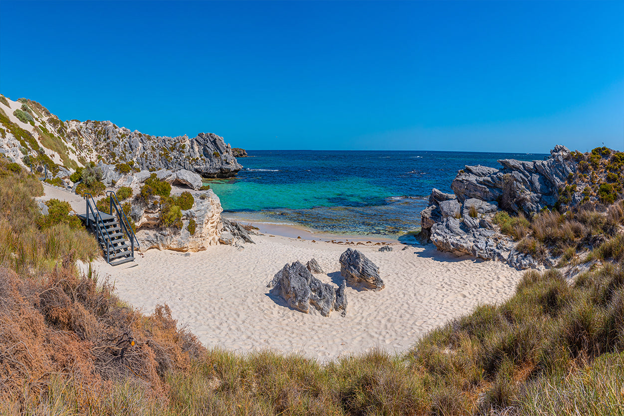 Crystal Clear Waters Of Little Parakeet Bay, Perth, Australia  Wall Art Decor 100% Australian Made