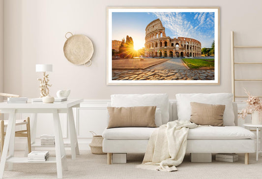 View Of Colosseum in Rome Home Decor Premium Quality Poster Print Choose Your Sizes