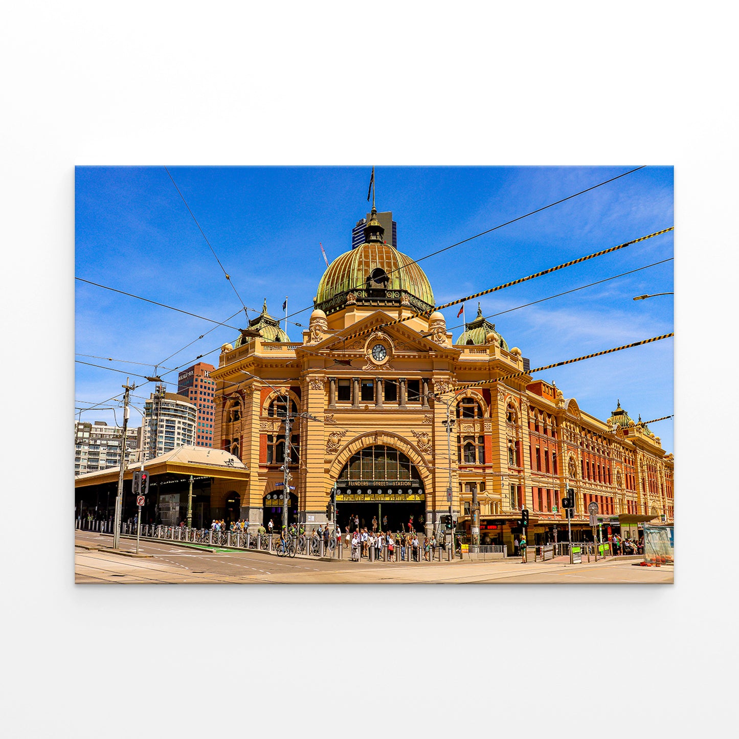 Flinders Street Station Melbourne Historic Architecture Wall Art Decor 100% Australian Made