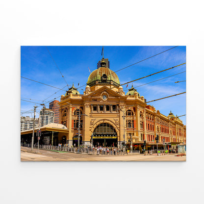 Flinders Street Station Melbourne Historic Architecture Wall Art Decor 100% Australian Made