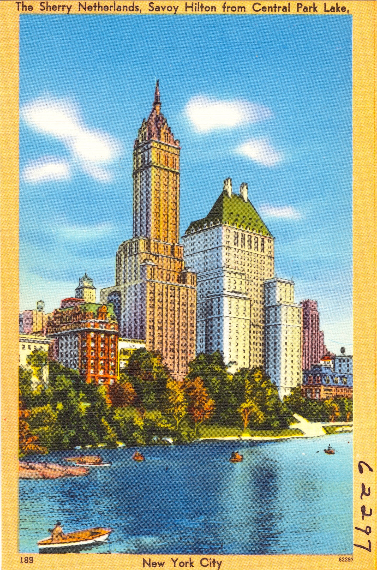 Vintage NYC Central Park Map USA 60x90cm Metal Print Ready to Hang