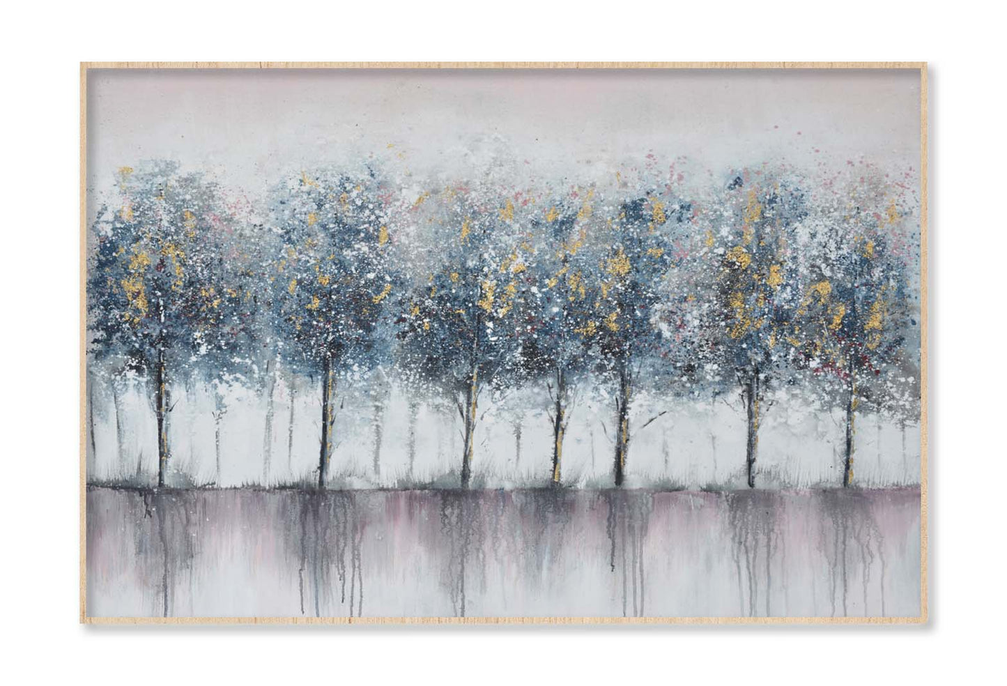 Blue-Grey, Woods Art Oil Painting Wall Art Limited Edition High Quality Print