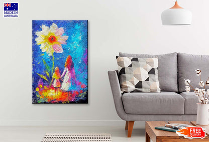 Glowing Flower, Little Girl and Woman Mom – Fairytale Wall Art Limited Edition High Quality Print