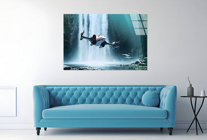 Misty Space Flight Tempered Glass Printing Wall Art Australian Made Quality