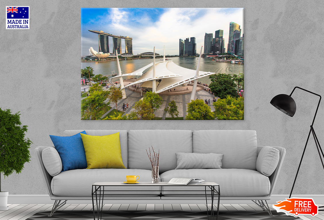 Esplanade Theatre Singapore Print 100% Australian Made