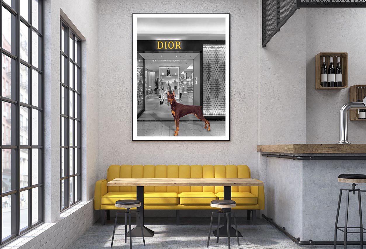 Store With Dog Home Decor Premium Quality Poster Print Choose Your Sizes