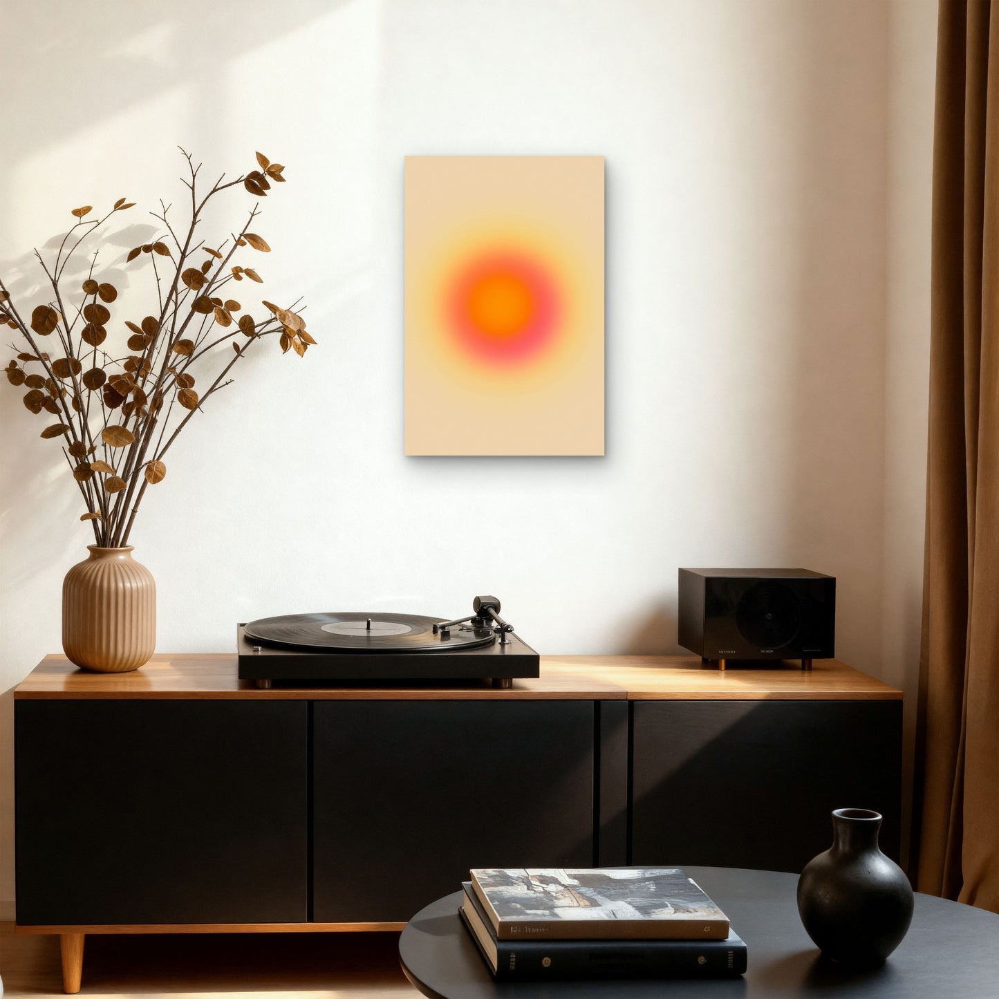 Artistic Representation of an Aura 40x60cm Metal Print Ready to Hang