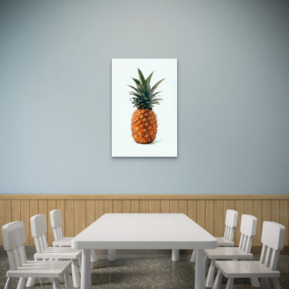 Delicious Ripe Pineapple 60x90cm Metal Print Ready to Hang