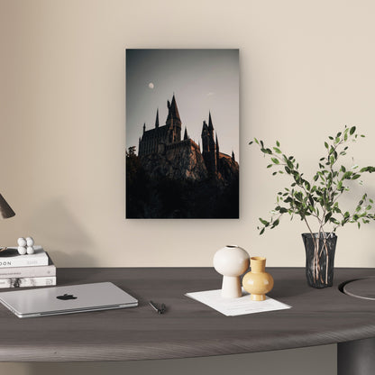 Fictional Hogwarts School Of Witchcraft And Wizardry 60x90cm Metal Print Ready to Hang