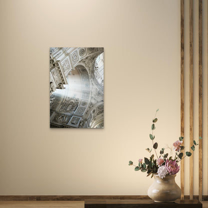 Theatine Church Munich Interior Baroque 40x60cm Metal Print Ready to Hang