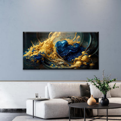 Modern Abstract Background Wall Art Canvas Office Home Room Framed 120x60cm - Bella Home Decor