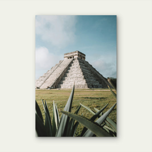Chichen Itza In Mexico 60x90cm Metal Print Ready to Hang