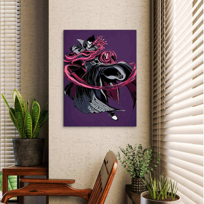 Dark Warrior Art Modern Retro 60x90cm Metal Print Ready to Hang - Bella Home Decor
